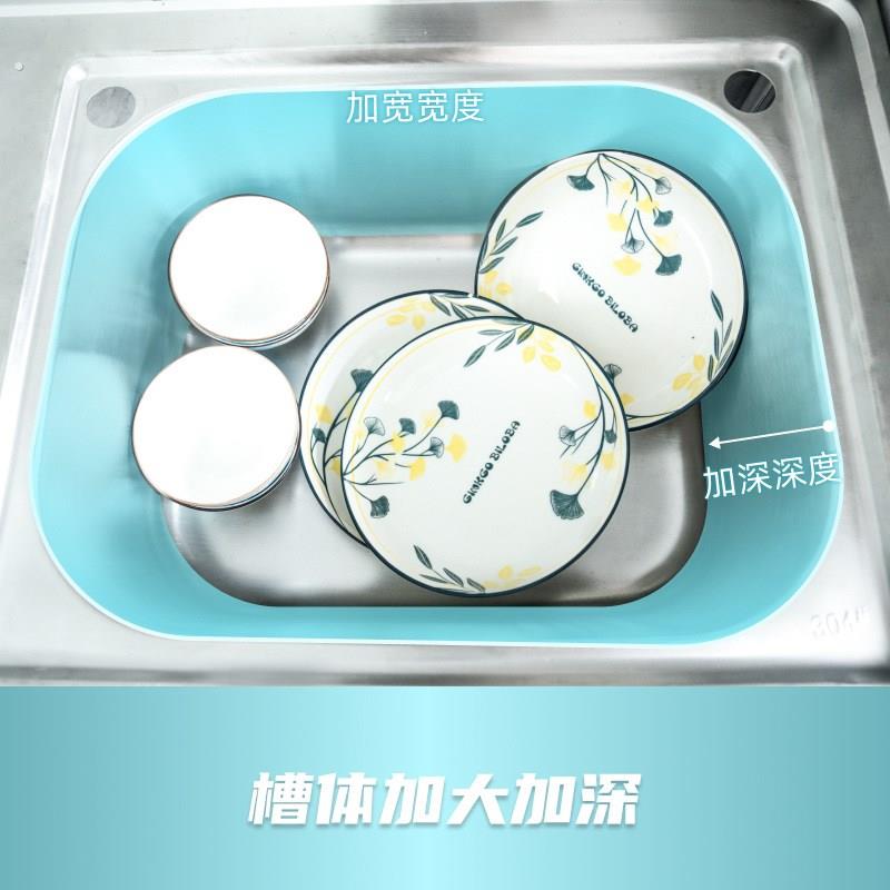 不锈钢水槽加厚家用出租房厨房水不锈钢支架槽洗手盆洗菜池单双水