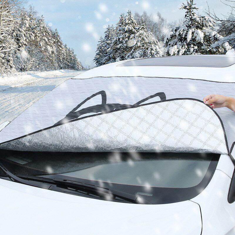 汽车遮雪挡遮阳挡车窗档防霜防冻罩前挡风玻璃罩遮挡防雪布