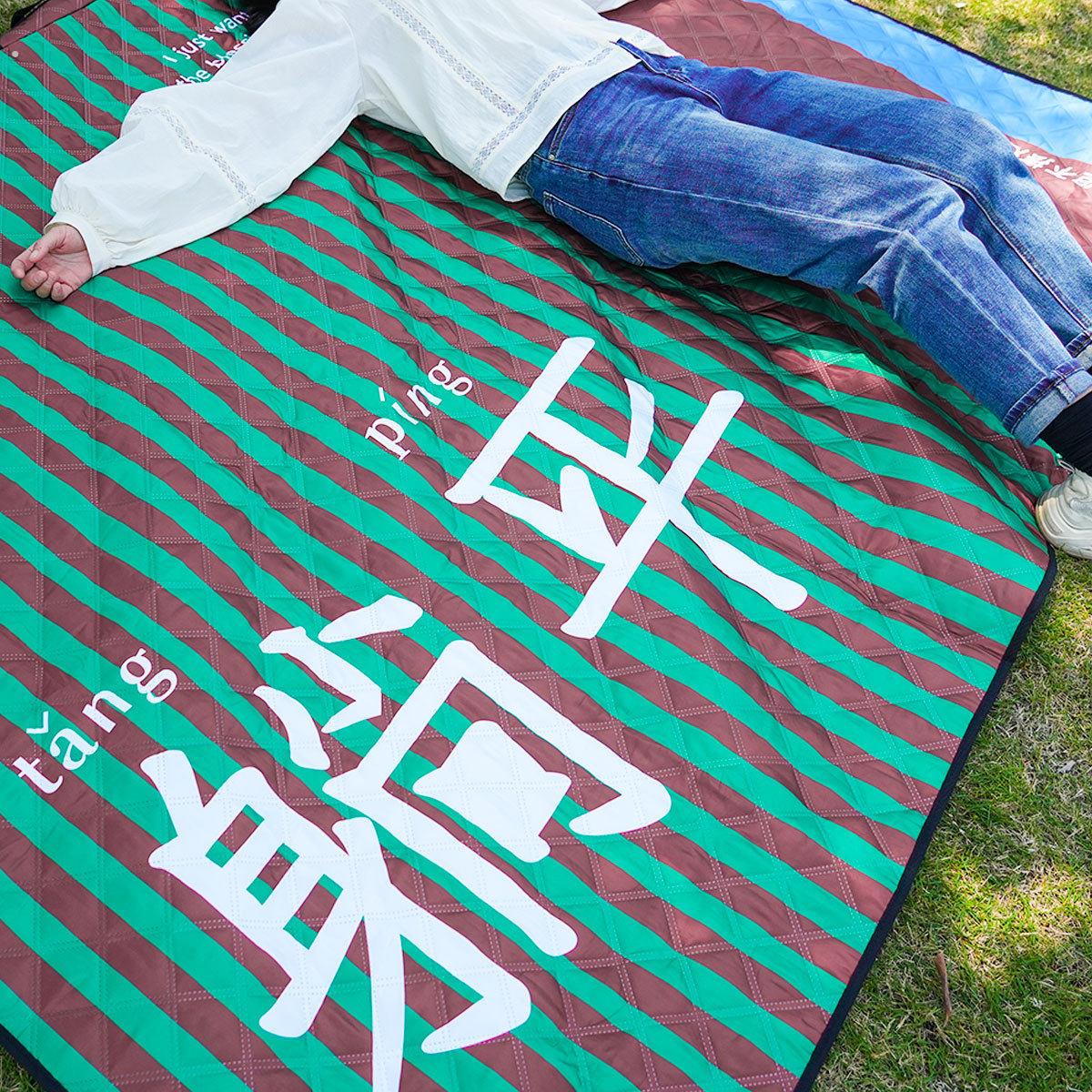 春游野餐垫便携野餐布户外露营布防水防潮踏青公园草地海边沙滩垫