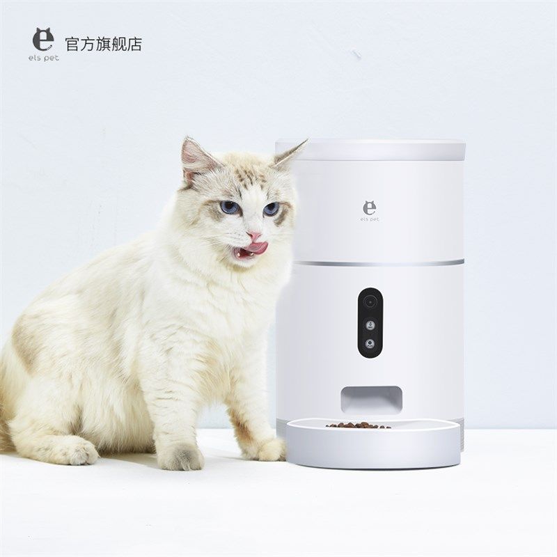 小壹宠物自动喂食器智能猫咪狗狗定时定量猫粮盆可视投食机神器
