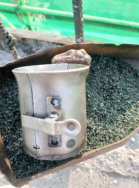 钢筋竖向电渣压力焊对焊药桶药罐药1盒料斗双底免垫布对开喇叭口