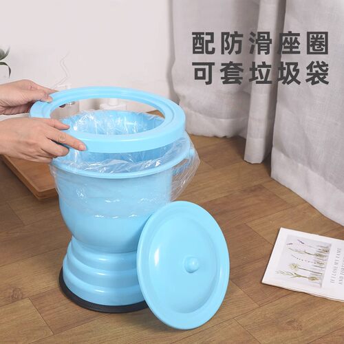 老人孕妇尿桶痰盂家用卧室小便带盖产妇用女尿盆夜壶尿壶防臭便盆