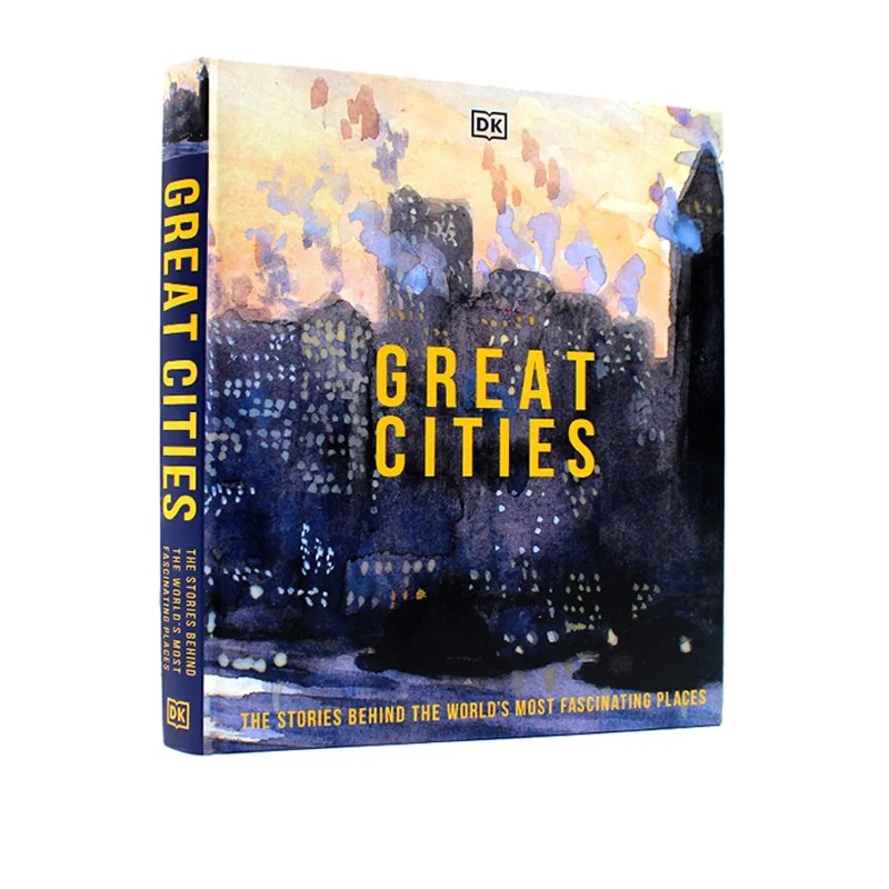 预售 英文原版 DK百科 Great Cities 城市指南:历史上伟大文明的艺术、建筑、商业和政治 探索100个城市的社会文化历史