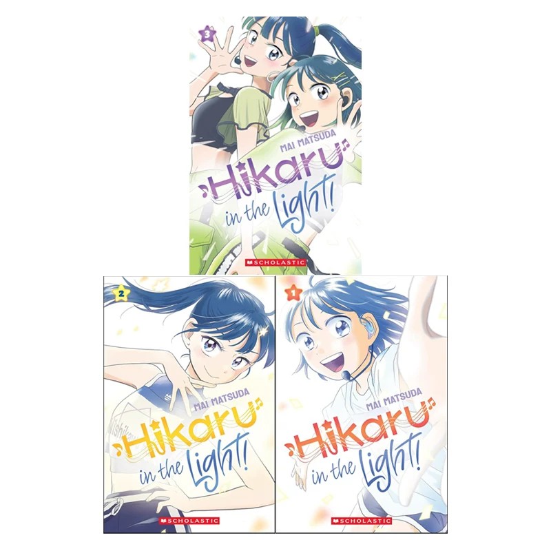预售 英文原版 Hikaru in the Light! 1-3 光之向日葵 学乐出品 2025年美国图书馆协会最佳儿童图像小说 美国漫画奖最佳新漫画提名