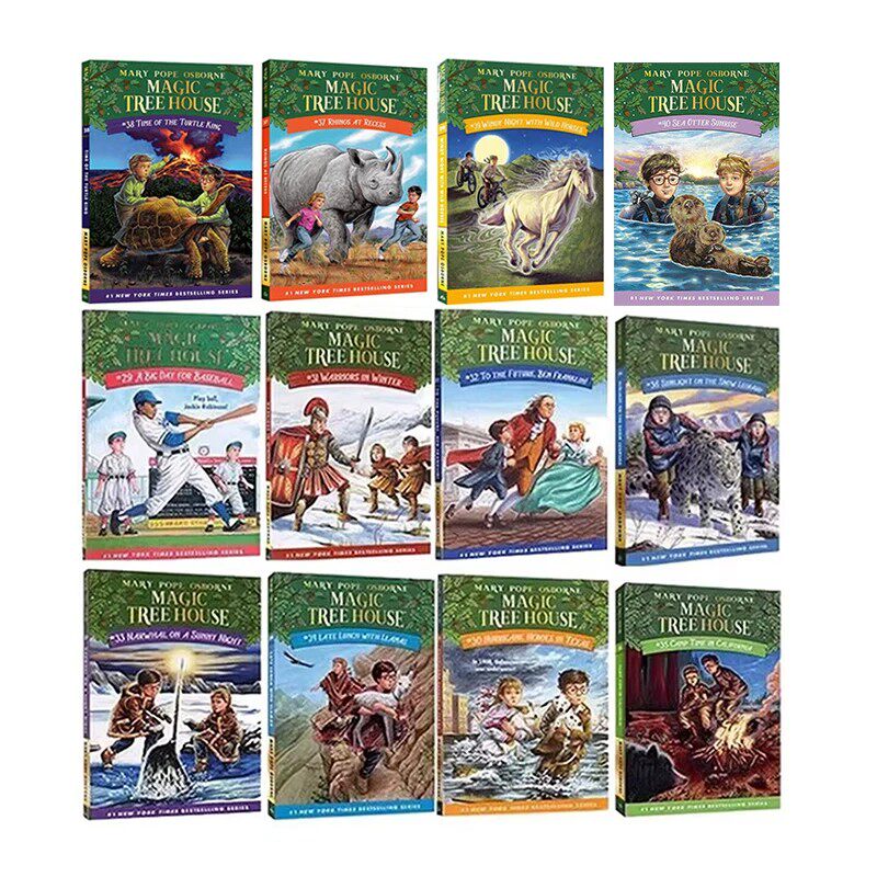 预售 英文原版 新版神奇树屋 第一季 29-40 新出版12册 The Magic Tree House Mth 增强版