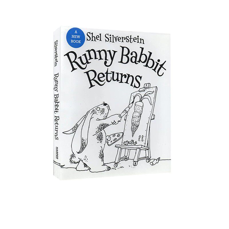 英文原版 Runny Babbit Returns 尼巴子兔 爱心树作者 精装 Shel Silverstein 谢尔希尔弗斯坦 儿童诗词诗歌绘本