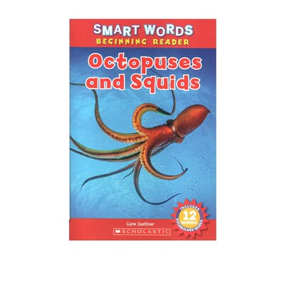 英文原版 Smart Words Beginning Reader Ocean Animals octopuses and Squid STEM百科科普 海洋动物专业词汇 小学生轻松学单词