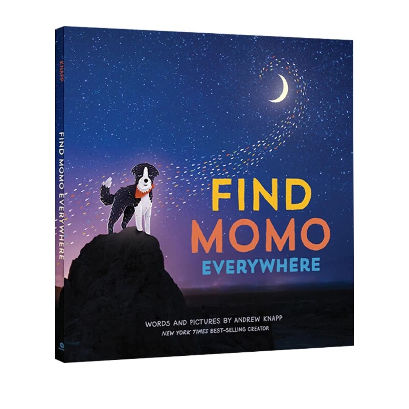 英文原版 Find Momo Everywhere 寻找莫莫4 精装 宠物摄影书爱狗人士 纽约时报畅销的风景摄影书