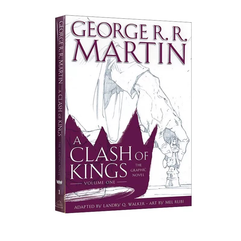 英文原版 Clash of Kings The Graphic Novel Volume 1 全彩漫画版 冰与火之歌 第1卷 权利的游戏 图像式奇幻小说 精装