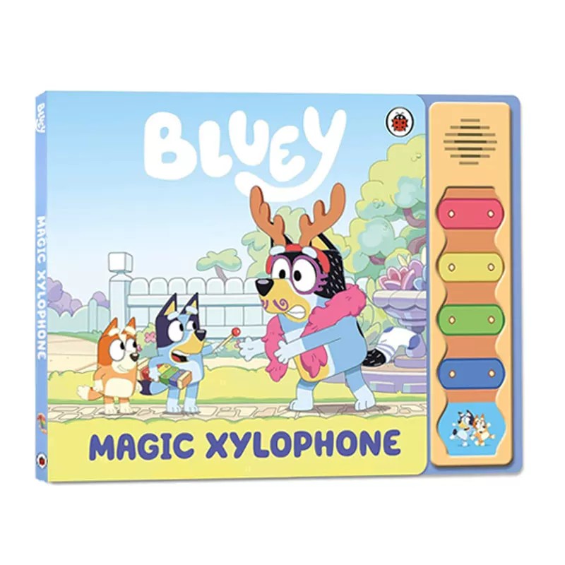 英文原版 Bluey: Magic Xylophone Sound Book Bluey 小蓝狗布鲁伊 Bluey 魔法木琴发音书 儿童故事绘本