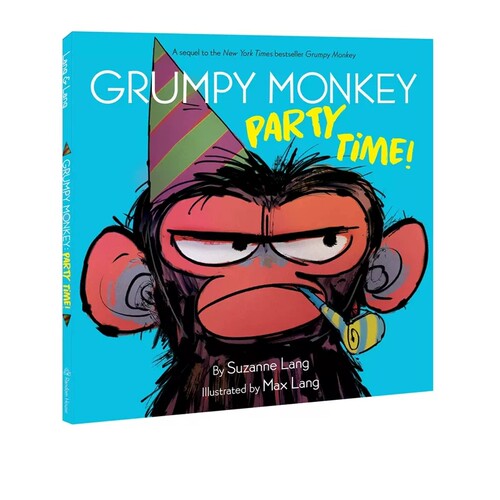 预售 英文原版 Grumpy Monkey Party Time! 暴躁猴 精装 幼儿情绪管理 儿童用英语启蒙图画书
