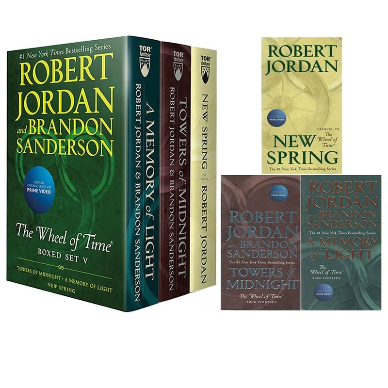 预售 英文原版 The Wheel of Time Premium Boxed SetV 时光之轮盒装五 卷13-15 传奇奇幻著作 文学经典 罗伯特乔丹 Robert Jordan