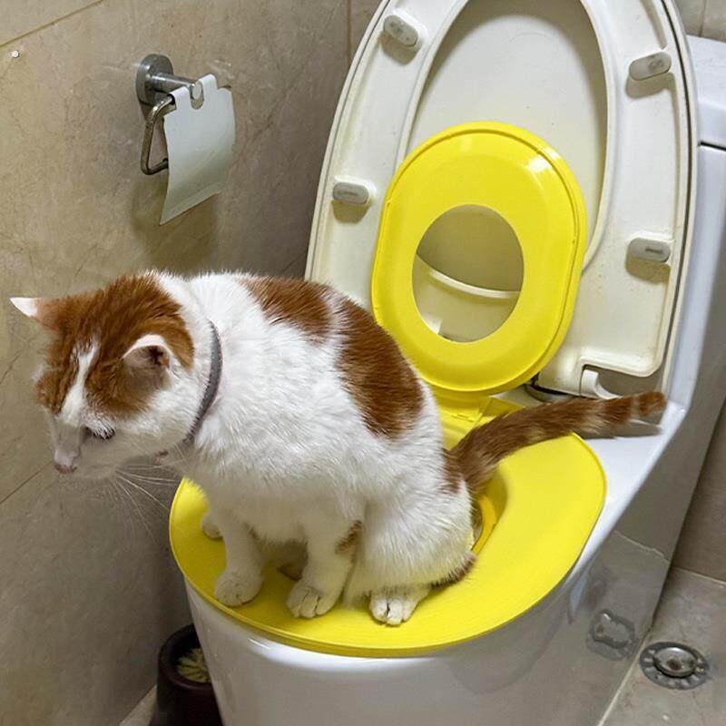 猫厕所训练器宠物开放式马桶圈防臭坐便盆猫咪大小便可拆卸猫砂盘