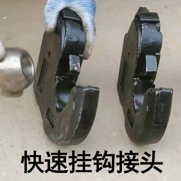 大马力拖拉机后悬挂快速挂钩接头快装农机具牛眼挂钩下拉杆挂钩