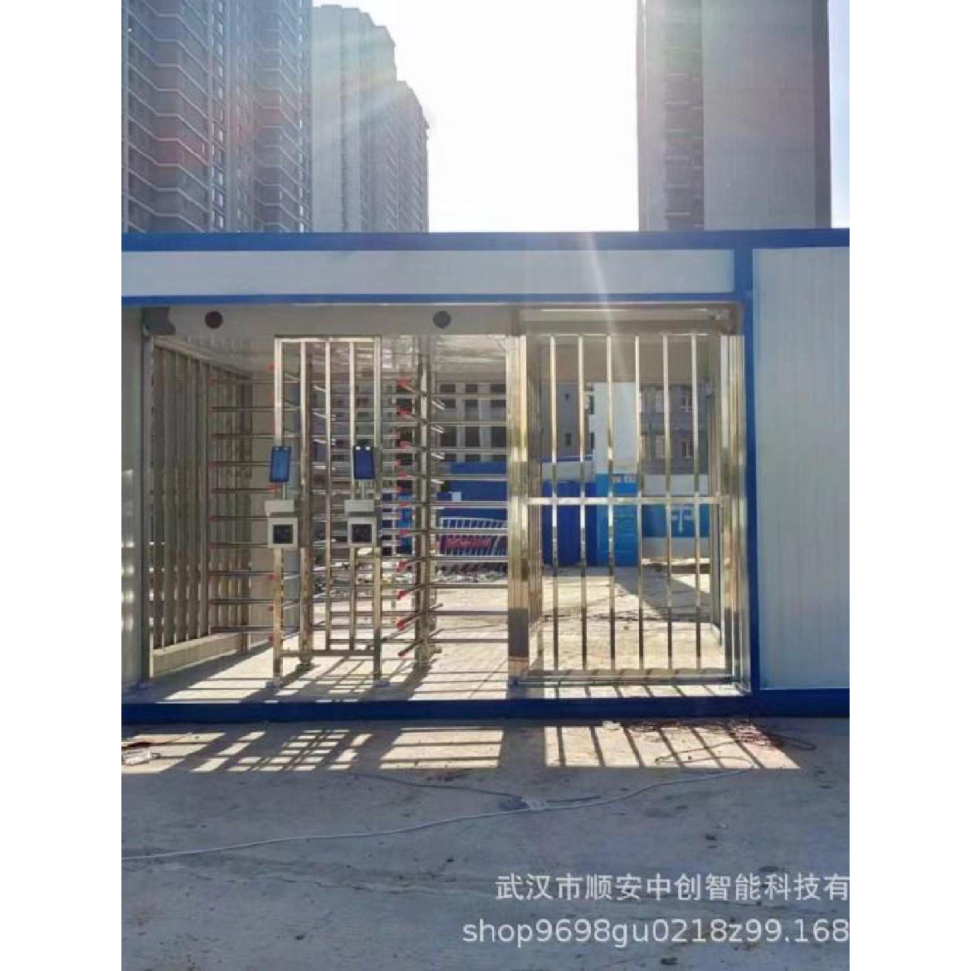 工地实名制转闸全高十字转闸单向旋转门转闸门闸机门禁系统全高闸