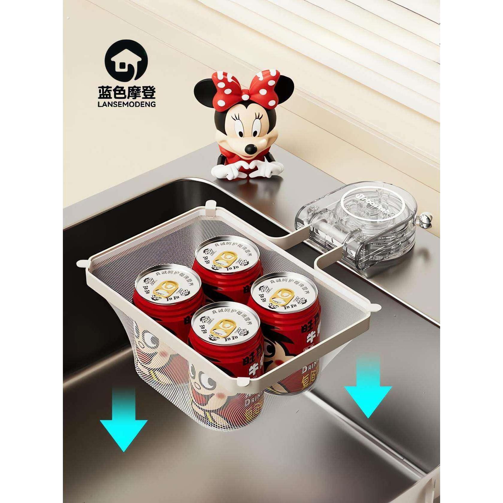 厨房水槽过滤器一次性残留物垃圾排水管架万能吸盘剩菜过滤器神器