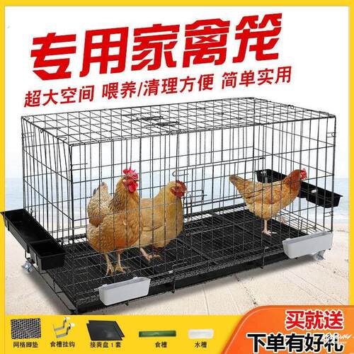 鸡笼子家用室外加粗大号养殖笼鸡舍鸡笼鸭笼鹅笼狗笼自动滚蛋鸡笼