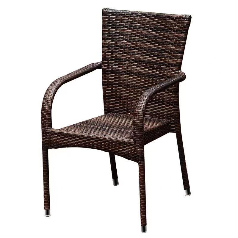 高靠背藤椅子靠背椅户外编织藤椅凳老人休闲透气藤沙发办公椅藤编