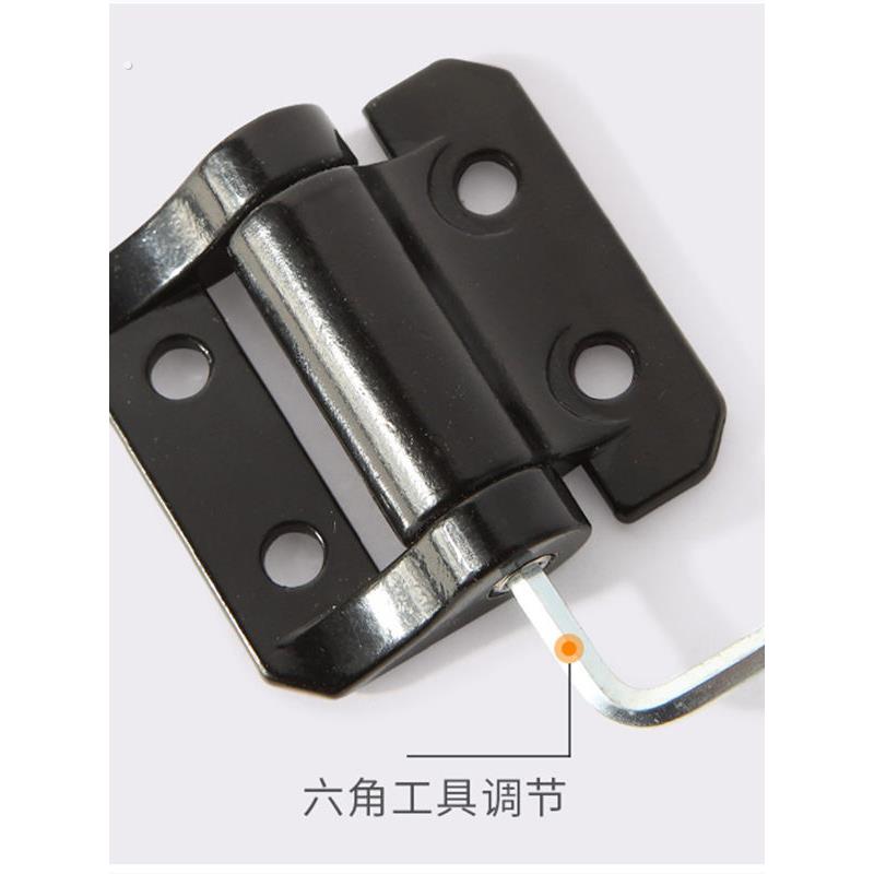 明装可调铰链 2寸任意停止动柜门平面定位调节大扭矩铰链阻尼合页