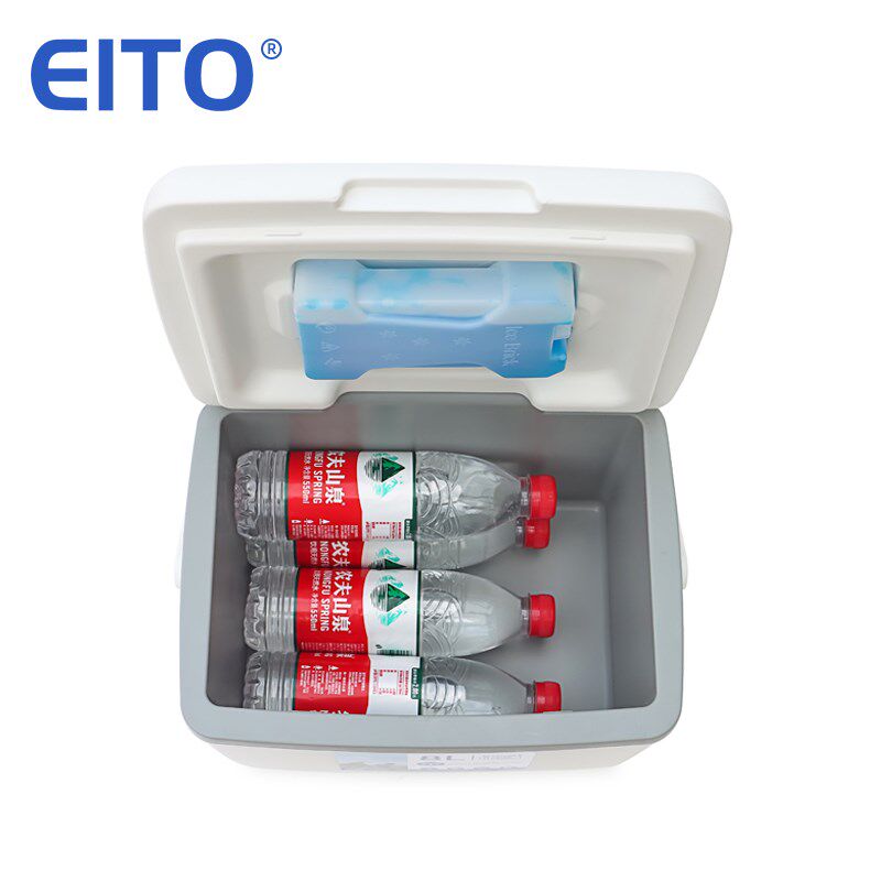 EITO户外保温箱车载家用食品冷藏箱便携式储奶母乳手提式保鲜箱8L