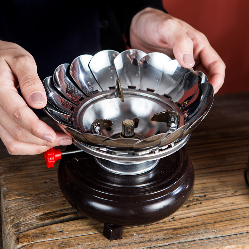 酒精炉 便携户外小煮茶器 液体商用餐厅茶炉防风加厚煮茶底座酒店