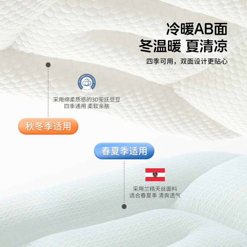 儿童枕头1-3-6-10岁以上婴儿宝宝枕幼儿园小学生专用护颈脊夏四季