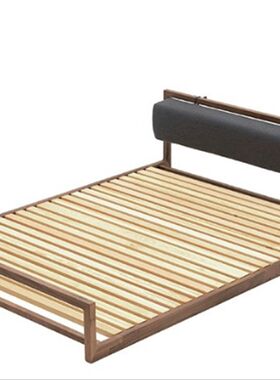 昌黎阿亚那定制180*200白蜡木全实木床一件;120*200齐边床两件