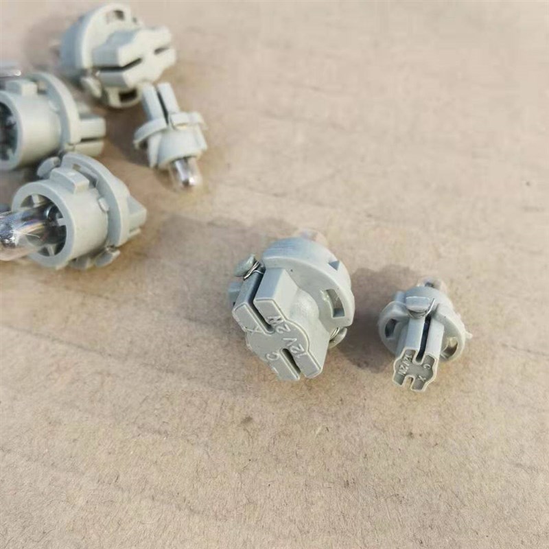 带座T5 T6.5仪表灯泡插泡汽货车仪表工作台小灯泡12V24伏仪表灯泡