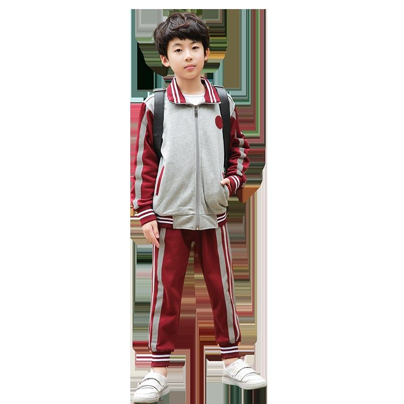 东莞市凤岗镇小学生统一校服棉冬季套装拉链外套长裤凤岗小学校服