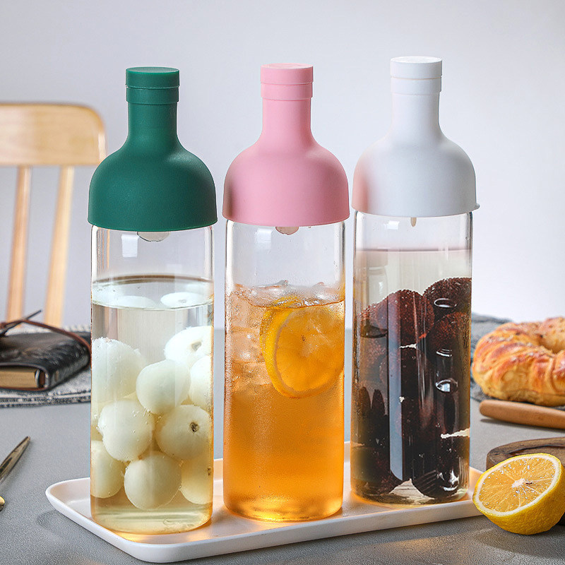 冷萃咖啡壶玻璃泡酒瓶家用冷泡壶果汁果酒瓶冰滴咖啡器具泡茶瓶子