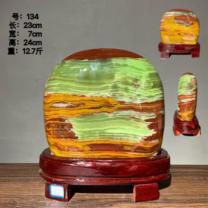伊朗古青玉天然阿富汗玉原石自然石玉石摆件观赏石家居装饰工艺品