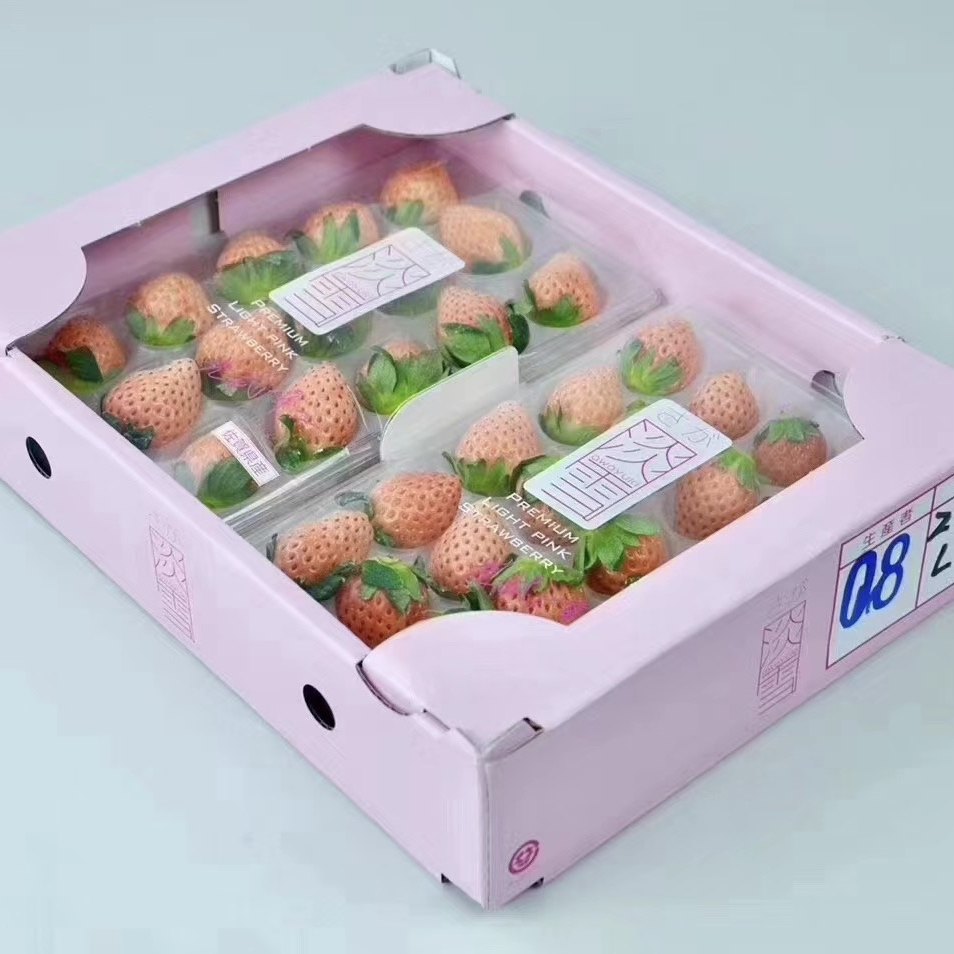 淡雪草莓佐贺淡雪草莓士多啤梨日本品种国产好吃草莓深圳同城水果