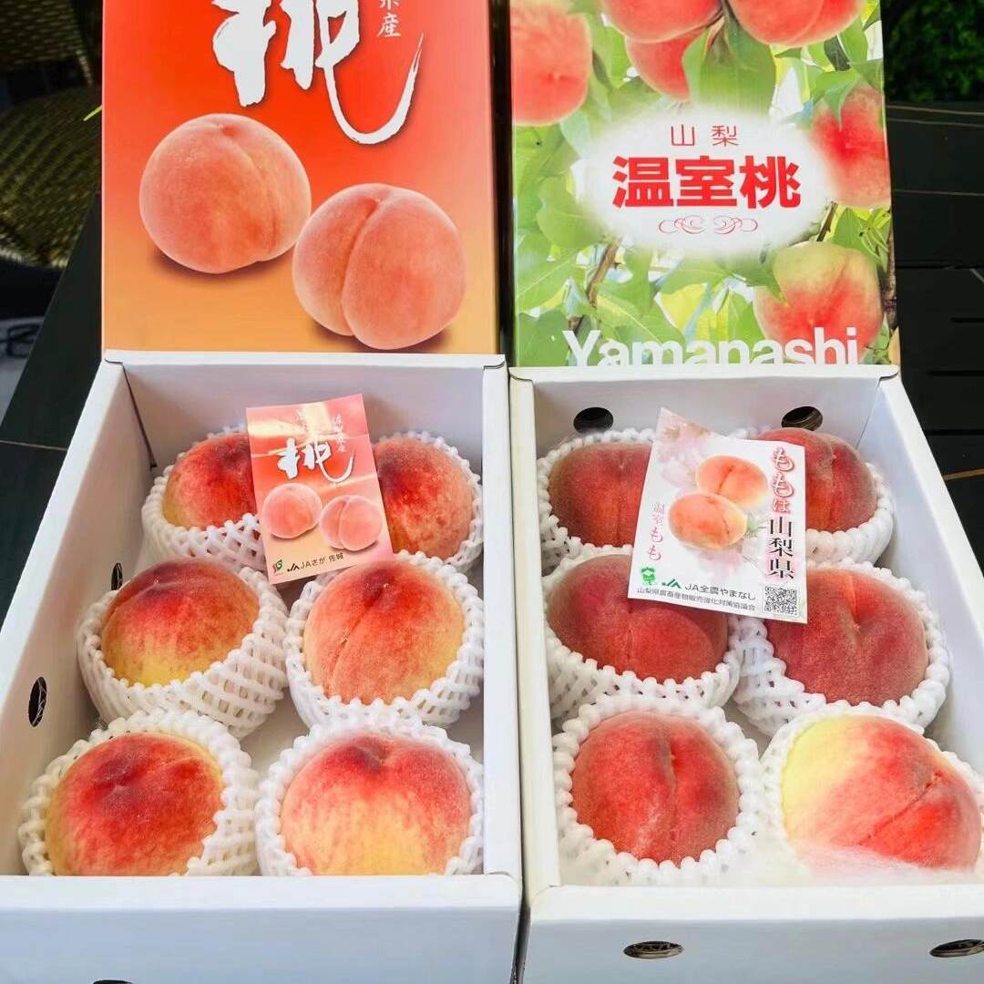 山梨温室水蜜桃.号称水蜜桃女皇.鲜甜爆汁皮包易剥
