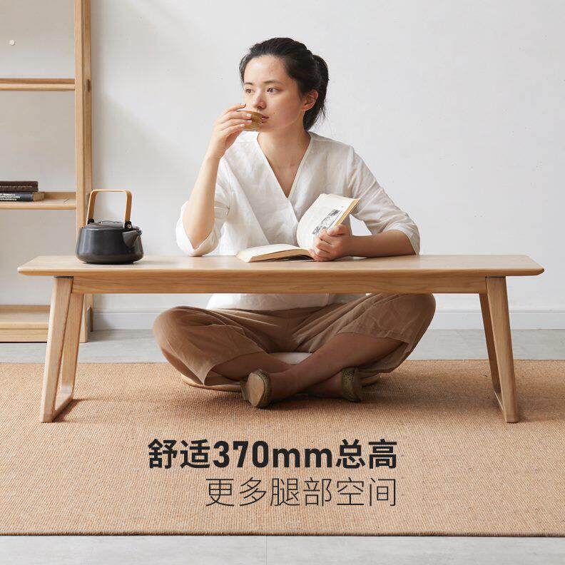 新中式几茶桌迪实木炕桌阳台小茶几方榻榻米桌子水矮桌炕曲柳矮