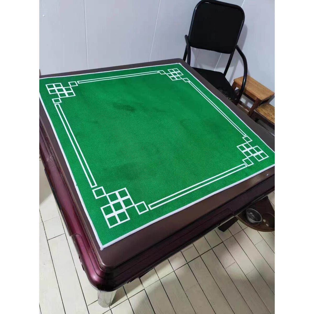 家用麻将桌布垫子正方形加厚消音耐磨防滑可水洗手搓麻将垫可定制