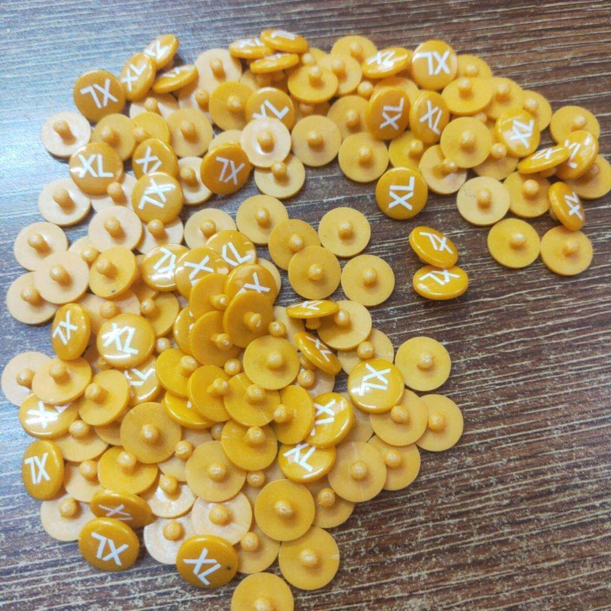 马拉松号码扣号码布扣马拉松号码布固定扣料二合扣服装分码尺码扣