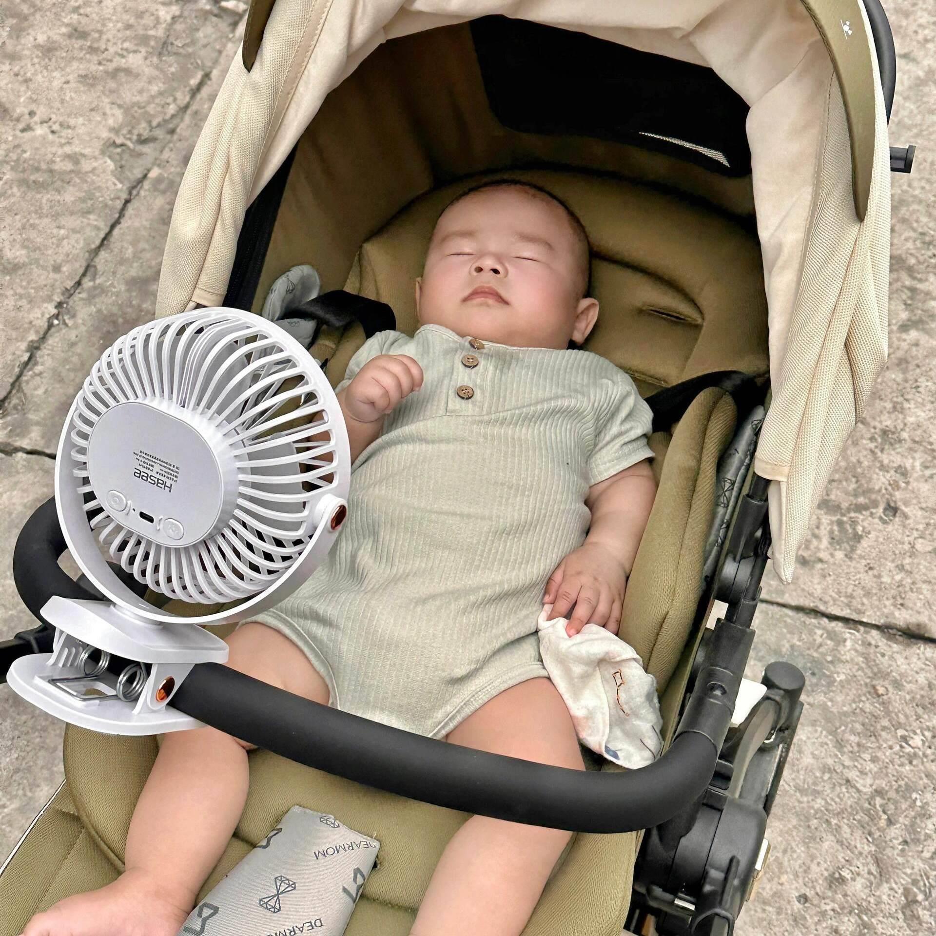 【婴儿车风扇】宝妈遛娃神器静音超长充电续航小电扇便携电风扇
