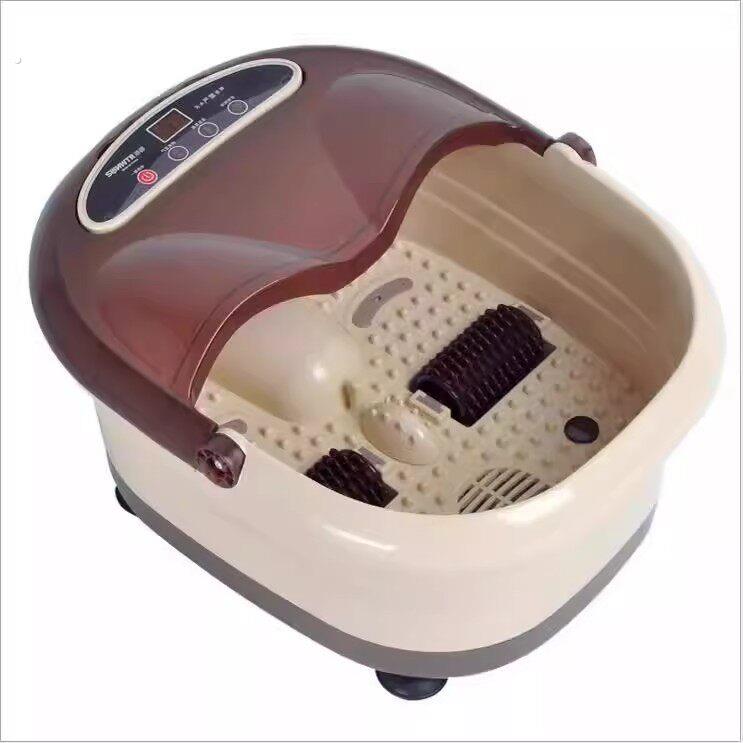 泡脚桶全自动恒温洗脚盆滚轮按摩泡泡电加热家用足疗机足浴器养生
