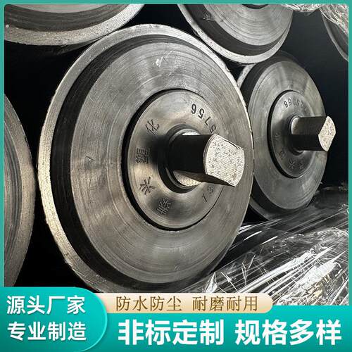 输送带托辊无动力滚筒托辊尼龙托辊高分子聚乙烯托辊缓冲托辊耐磨