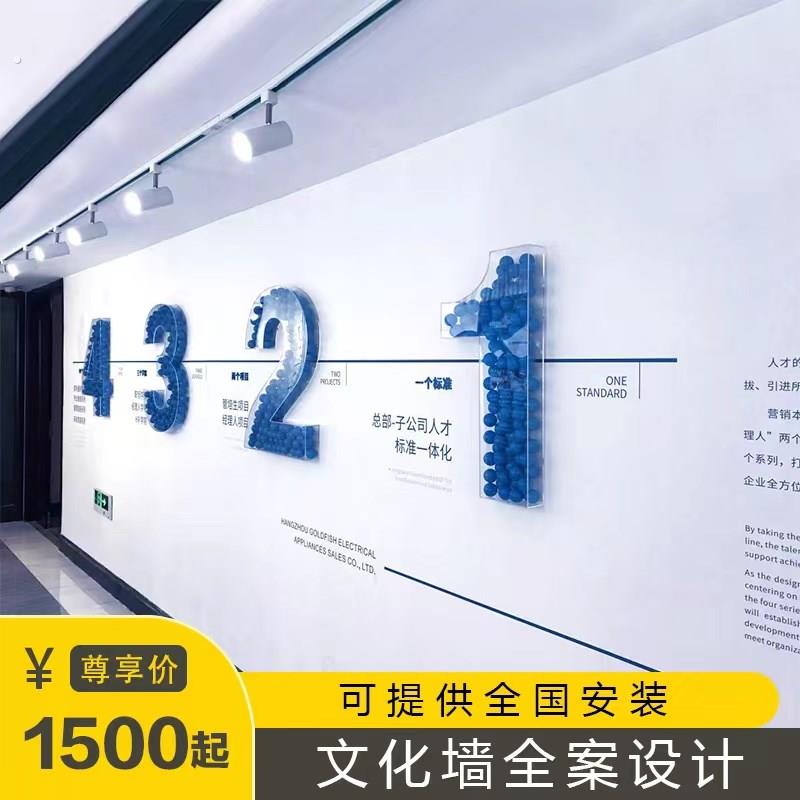 公司企业文化墙定制设计团队员工风采照片励志公司背景墙宣传栏图片