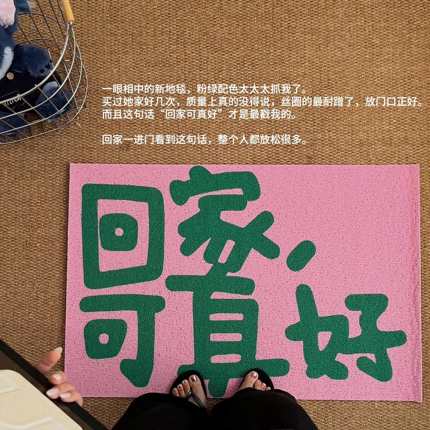 【新家的100个快递】回家可真好入户门地垫卧室浴室防滑吸水脚垫