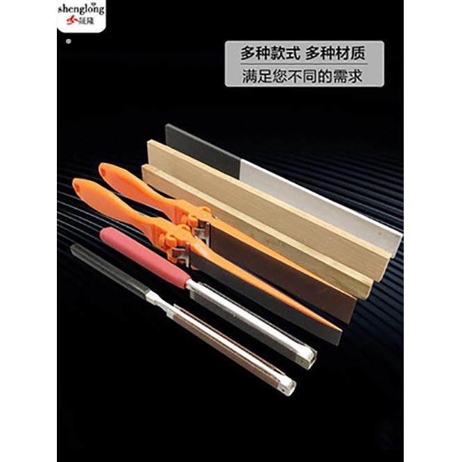 手动砂纸夹卷棒尺 四方/平板半圆塑料砂纸架铝砂纸板木棒抛光工具