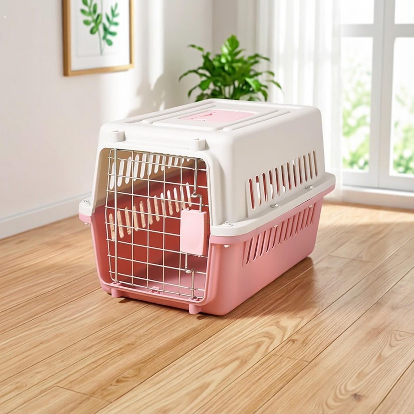 猫咪专用航空箱猫笼子可携式外出宠物托运箱车载狗笼手提塑料猫箱