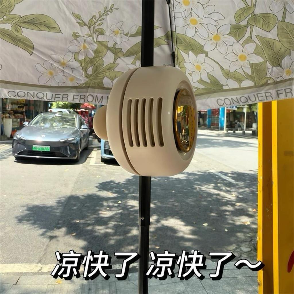 行走的小空调!小旋风无叶风扇便携式随身超强力迷你手持挂脖小型