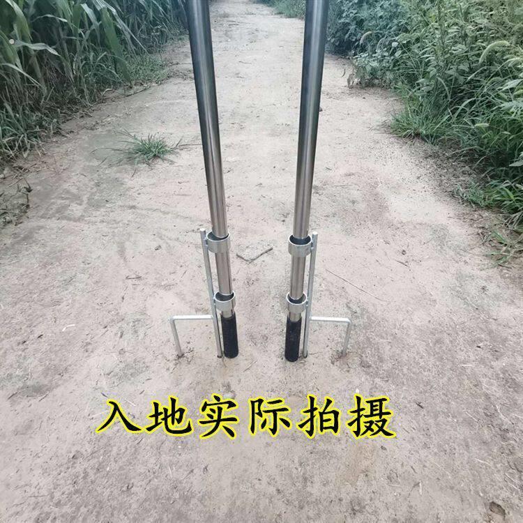 遮阳网支撑杆加厚户外支撑杆网伸缩杆撑网杆4米5米6米地插鹌鹑杆
