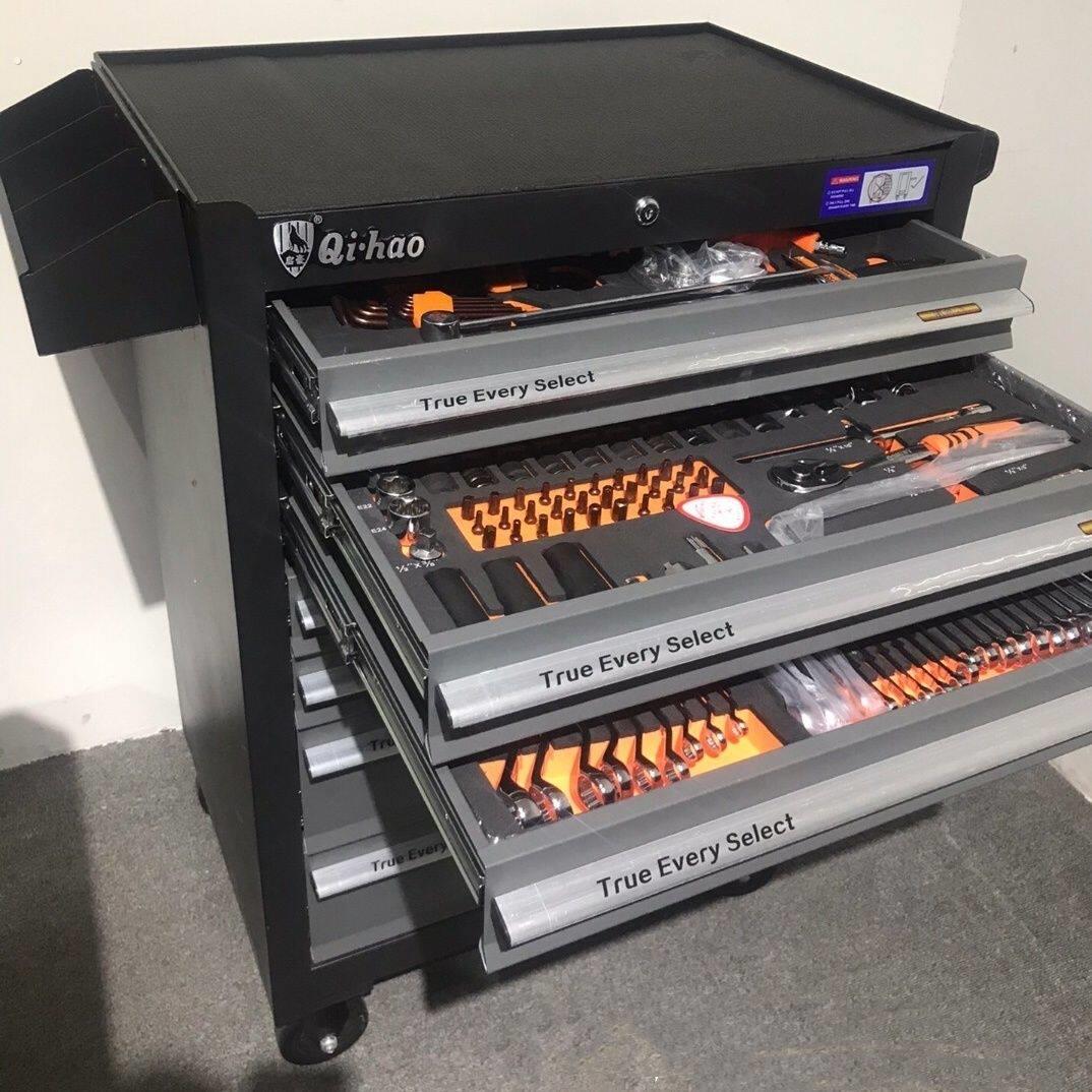 修车工具全套七层重型维修工具车工具柜手推车汽修工具套装一整套