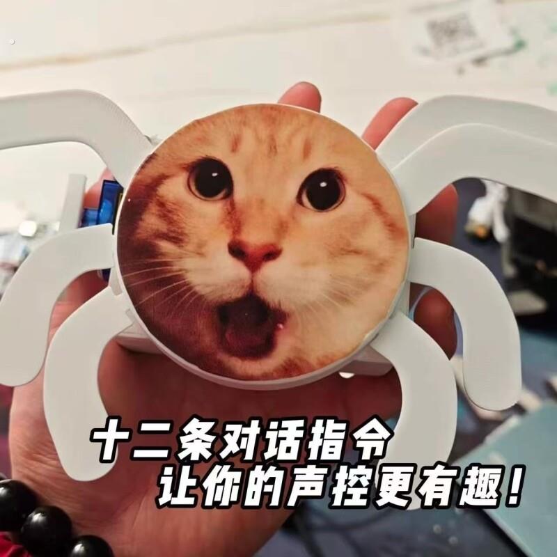 哈基米关灯神器蜘蛛造型曼波语音智能耄耋灯可充电宿舍懒人声控灯