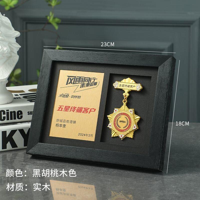 新款高颜值奖牌奖章定制制定退休纪念章抗疫周年纪念品荣誉勋章