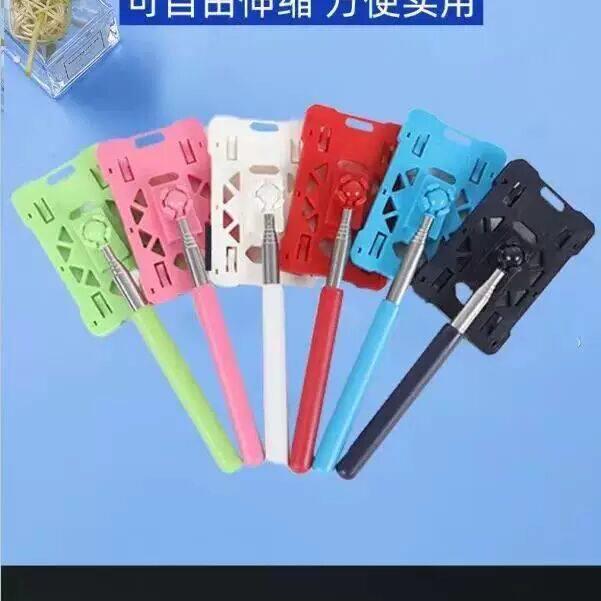 拍咭八达通神器不锈钢停车刷卡夹拍卡伸棒棍小区车库打嘀卡杆