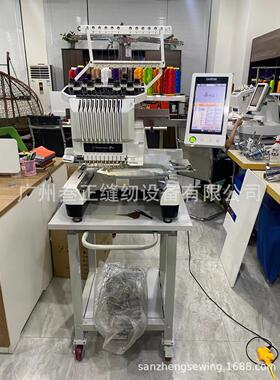 供应二手日本兄弟牌PR-1000e单头十针电脑绣花机商用绣花机